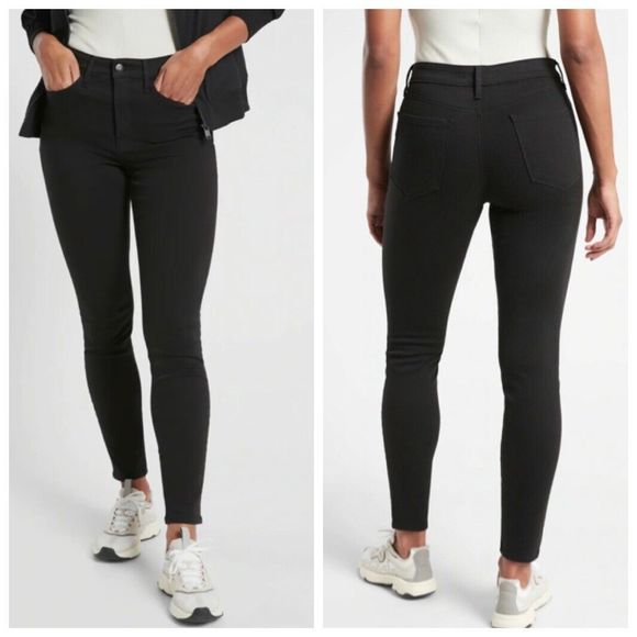 Athleta Jeans Athleta Skulptek Flex Ultra Skinny Jeans Black